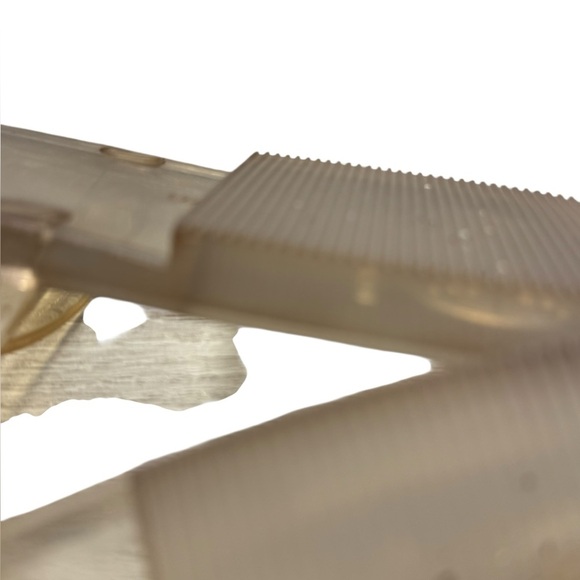 Tory Burch Mini Miller Jelly Thong Sandal Gray Women Size 9 like new. - Picture 8 of 11